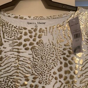 Rebecca Malone ladies dressy top XL